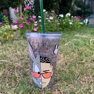 Snowglobe bad bunny Starbucks tumbler